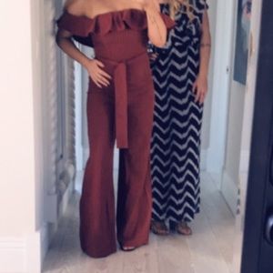 Off the Shoulder Emory Park Jumpsuit